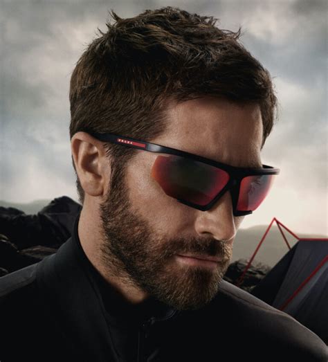 prada linea rossa polarised sunglasses|jake gyllenhaal Prada sunglasses.